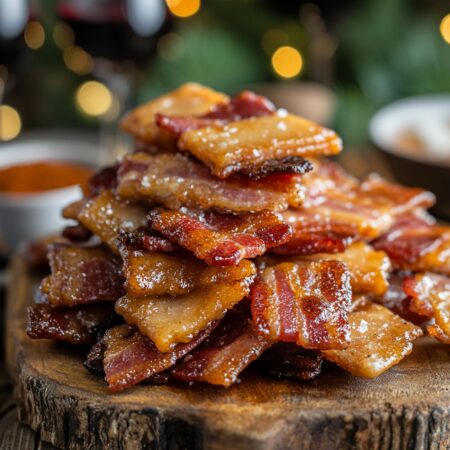 Candied Bacon Crackers Sweet and Savory
