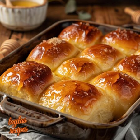 Fluffy Honey Butter Rolls