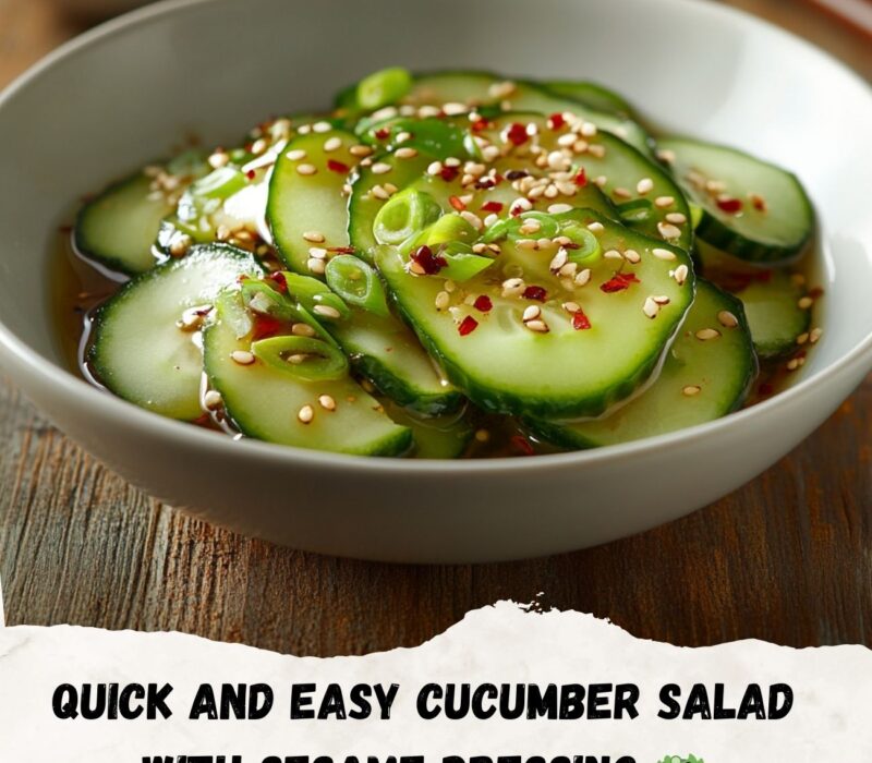 Cucumber Salad with Sesame Dressing