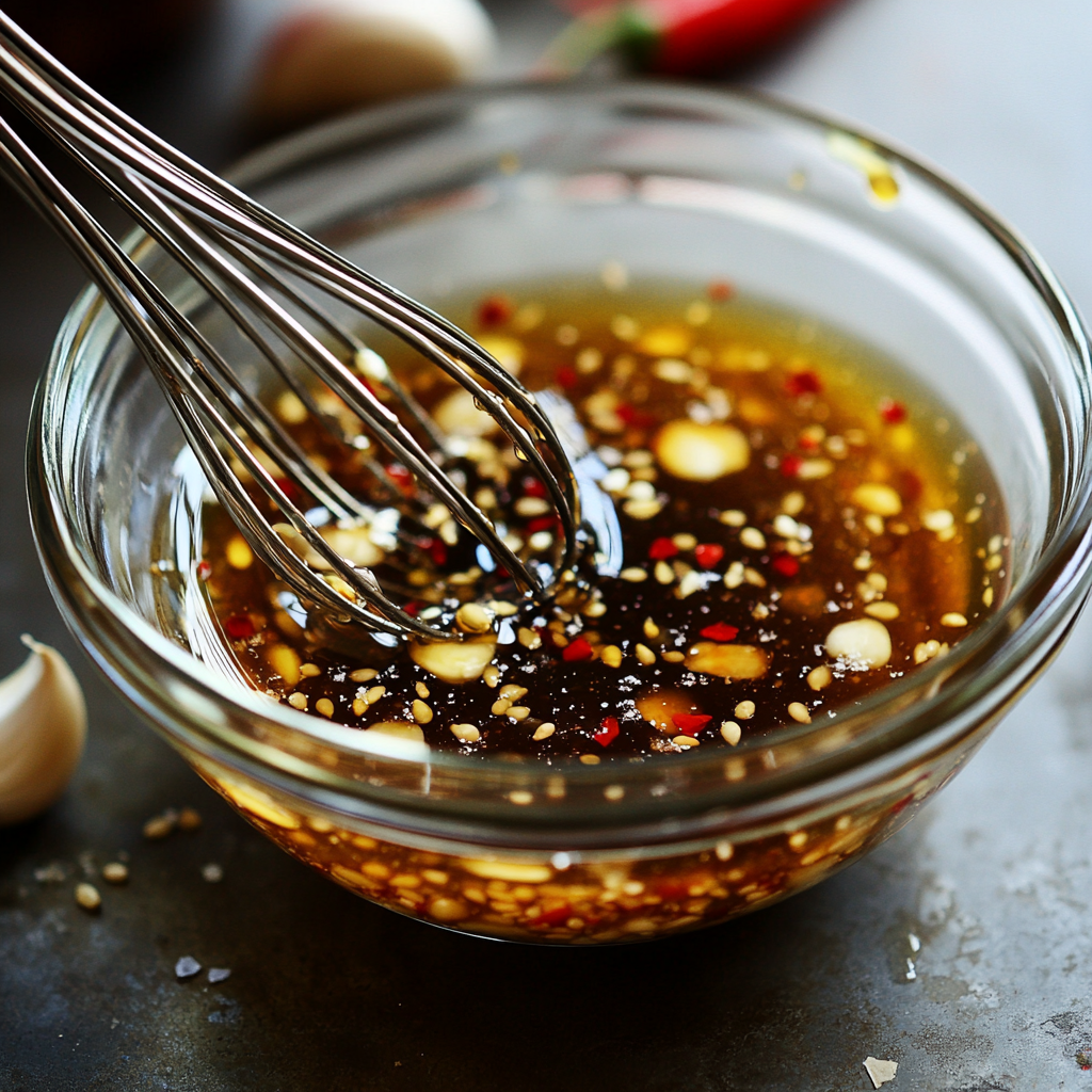 Make the Sesame Dressing