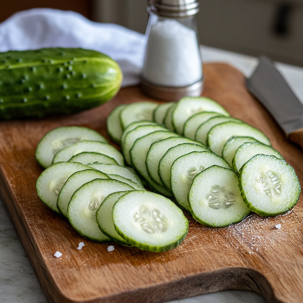 Prepare the Cucumbers