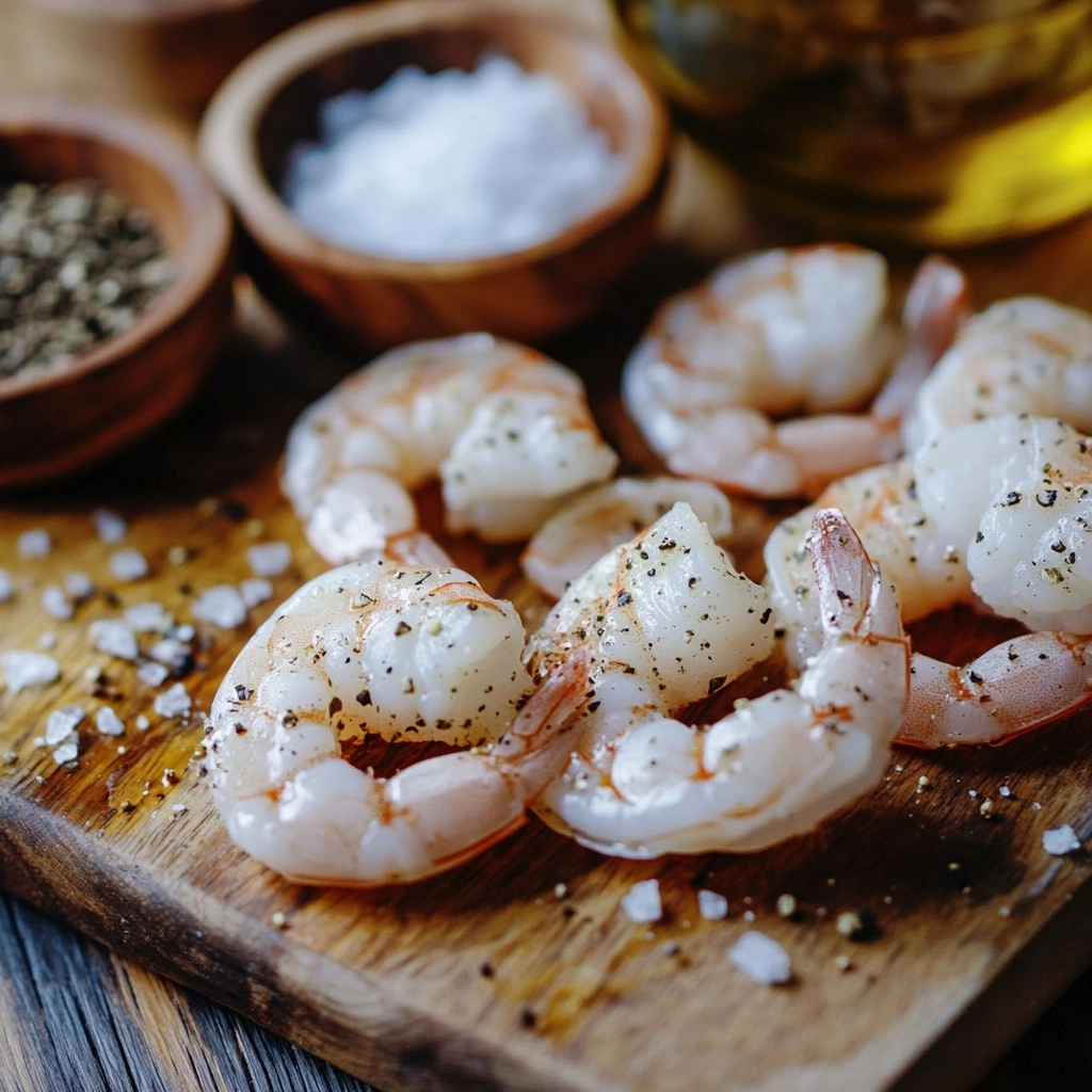 Garlic Butter Shrimp 1️⃣ Prep the Shrimp