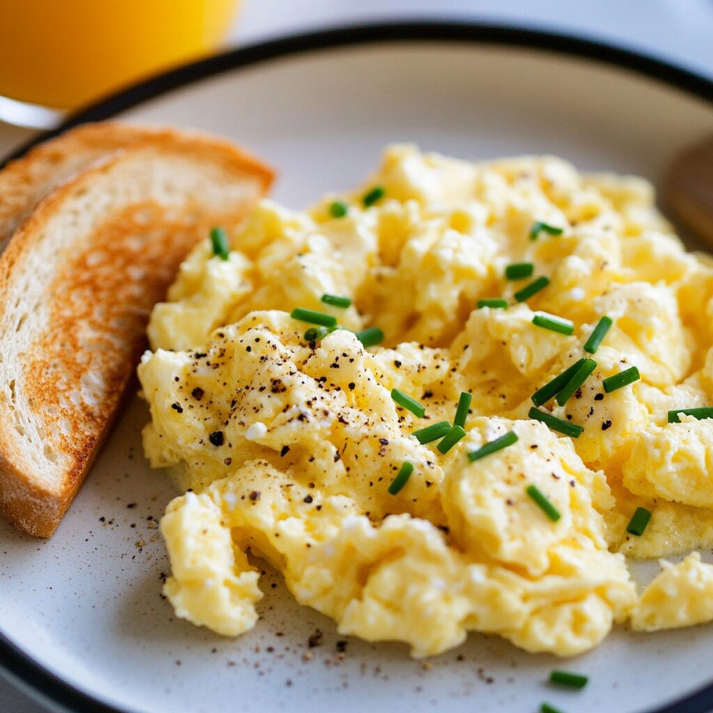 5 Steps to Make Perfect Fluffy eggs scrambled Recipes