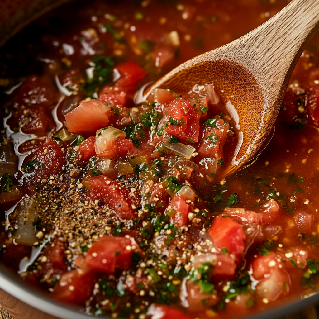 Add the Liquids and Seasonings