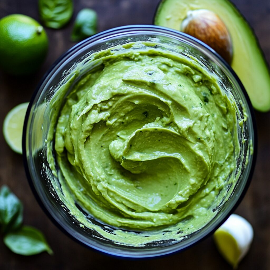 Make the Avocado Lime Crema