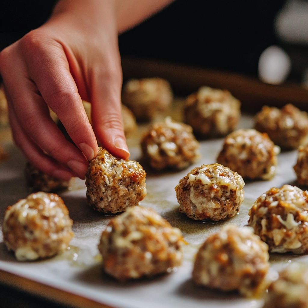 Shape the Sausage Balls